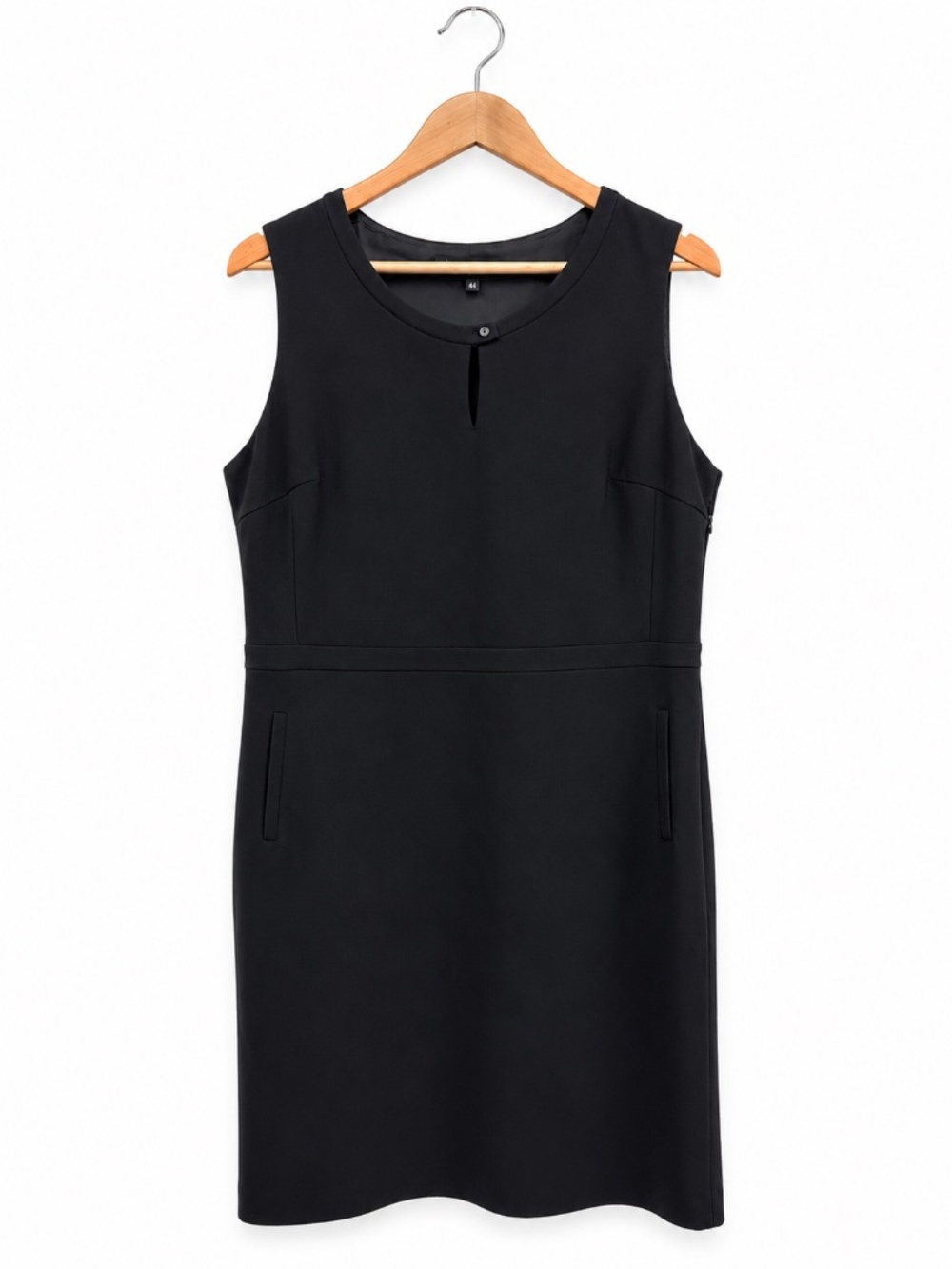 Caroll Black Sleeveless Sheath Dress EU 44 (US 12)